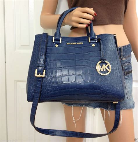 michael kors bags navy blue|michael kors aanbiedingen.